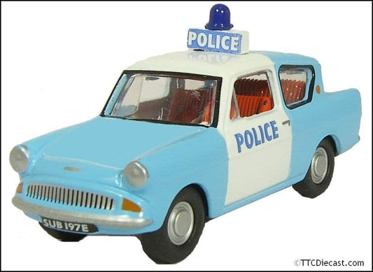 Oxford 76105003 Ford Anglia - Police Panda