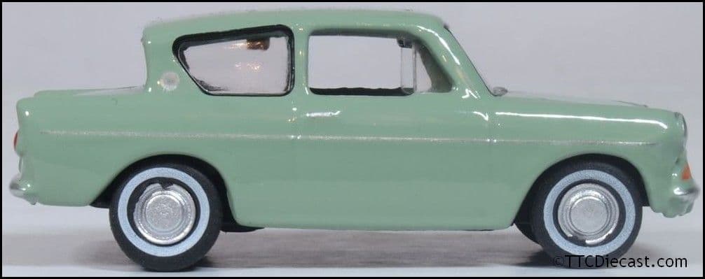 Oxford 76105010 Ford Anglia Spruce Green 1:76 Scale