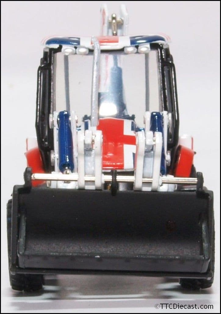 Oxford 763CX002 JCB 3CX Eco Backhoe Loader Union Jack live