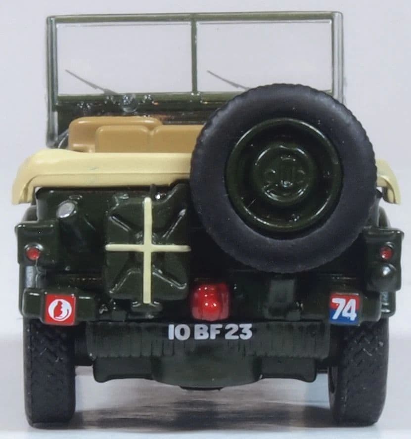 Oxford 76AC001 Austin Champ 4th RHAR 7th Arm Div Germany 1957, OO Gauge