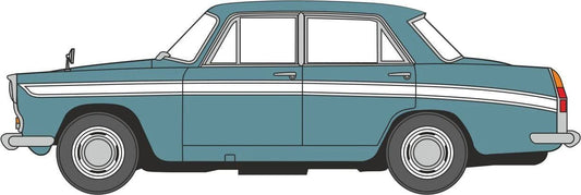 Oxford 76ACF006 Austin Cambridge Green/Snowberry White 1/76 Scale