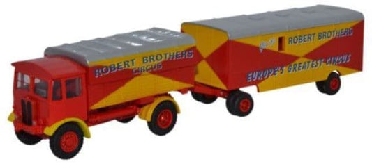 Oxford 76AEC019 AEC Matador and Trailer - Robert Brothers