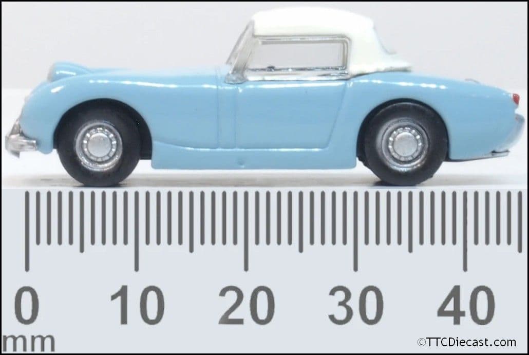 Oxford 76AHF002 Austin Healey Frogeye Sprite Iris Blue/OEW 1:76 Scale