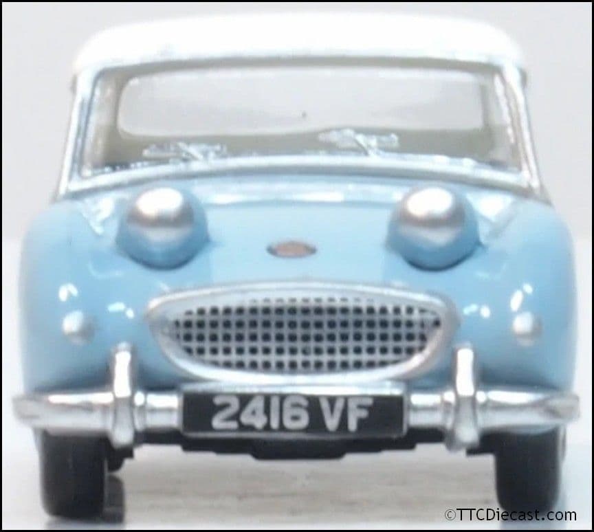 Oxford 76AHF002 Austin Healey Frogeye Sprite Iris Blue/OEW 1:76 Scale