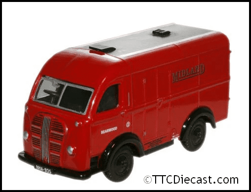 Oxford 76AK015 Austin K8 Van - Midland Red, OO Gauge *LAST FEW*