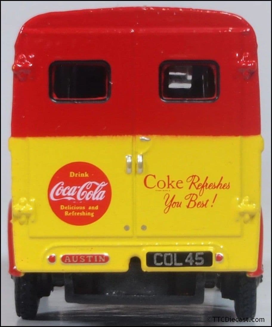 Oxford 76AK018CC Austin K8 Threeway Van Coca Cola 1:76 Scale