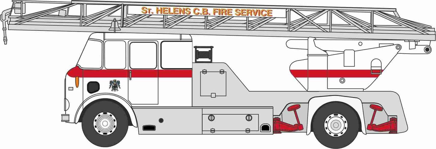 Oxford 76AM006 AEC Mercury TL St Helens CB Fire Service