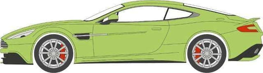Oxford 76AMV001 Aston Martin Vanquish Coupe Appletree Green