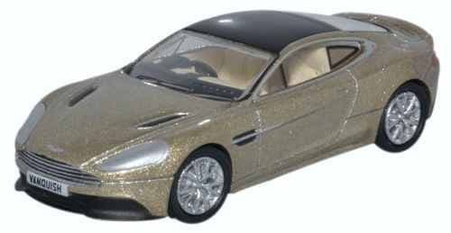 Oxford 76AMV002 Aston Martin Vanquish Coupe Selene Bronze
