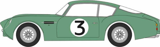 Oxford 76AMZ002 Aston Martin DB4GT Zagato 2 VEV Jim Clark Goodwood 1961