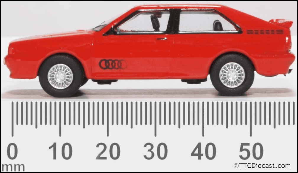 Oxford 76AQ001 Audi Quattro Tornado Red - OO Gauge