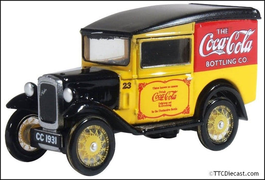 Oxford 76ASV006CC Coca Cola Van, 1/76 Scale