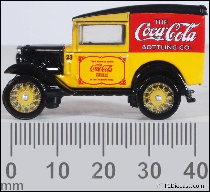 Oxford 76ASV006CC Coca Cola Van, 1/76 Scale