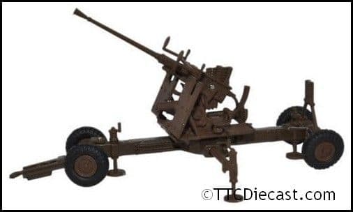 Oxford 76BF001 Bofors 40mm Gun - Brown