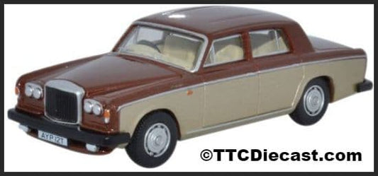 Oxford 76BT2002 Bentley T2 Saloon - Nutmeg/Silver Sand