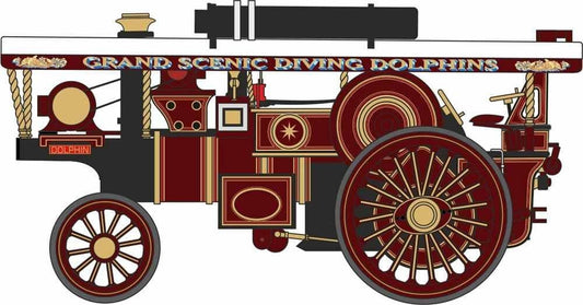 Oxford 76BUR006 Burrell Scenic Showmans Loco 4030 -Dolphin