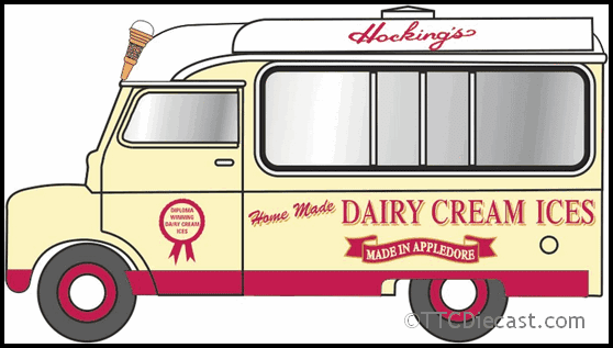 Oxford 76CA030 Bedford CA Ice Cream Hockings