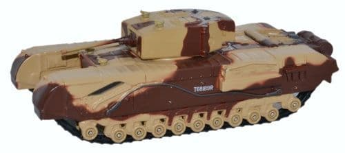 Oxford 76CHT001 Churchill Tank MkIII Kingforce - Major Kin *LAST FEW*