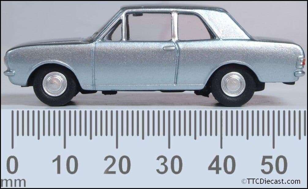Oxford 76COR2009 Ford Cortina MkII Blue Mink 1:76 Scale