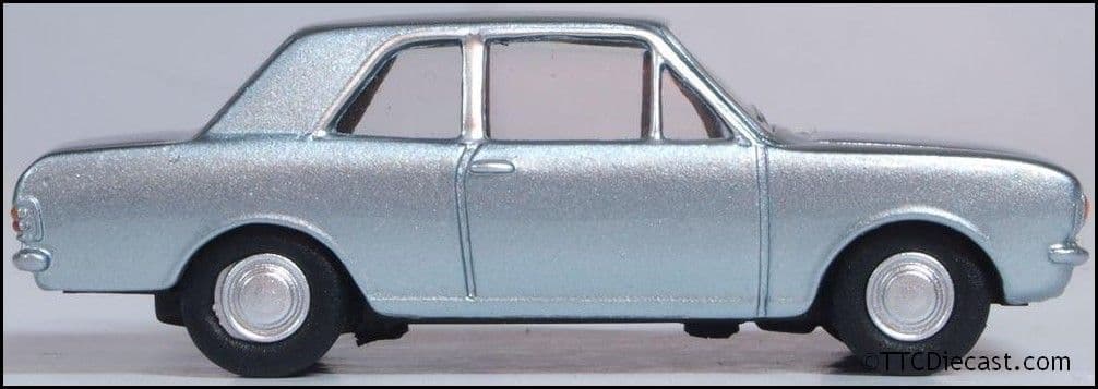 Oxford 76COR2009 Ford Cortina MkII Blue Mink 1:76 Scale