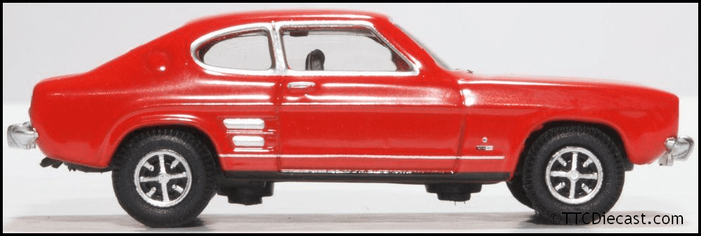 Oxford 76CP002 Ford Capri Mk1 Sunset Red - OO Gauge