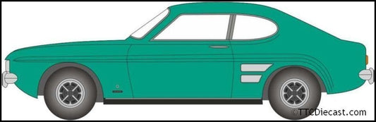 Oxford 76CP003 Ford Capri Mk1 Aquatic Jade