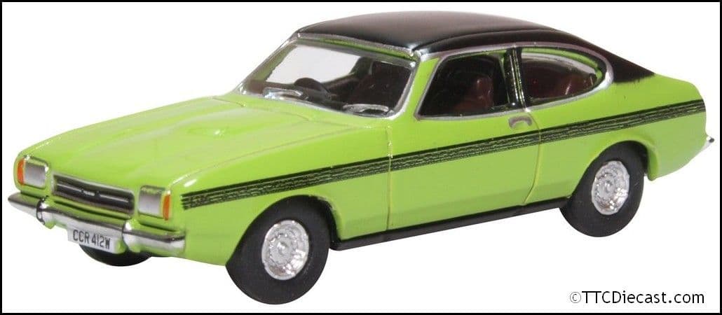 Oxford 76CPR001 Ford Capri MkII Lime Green (Only Fools & Horses) *LAST FEW*