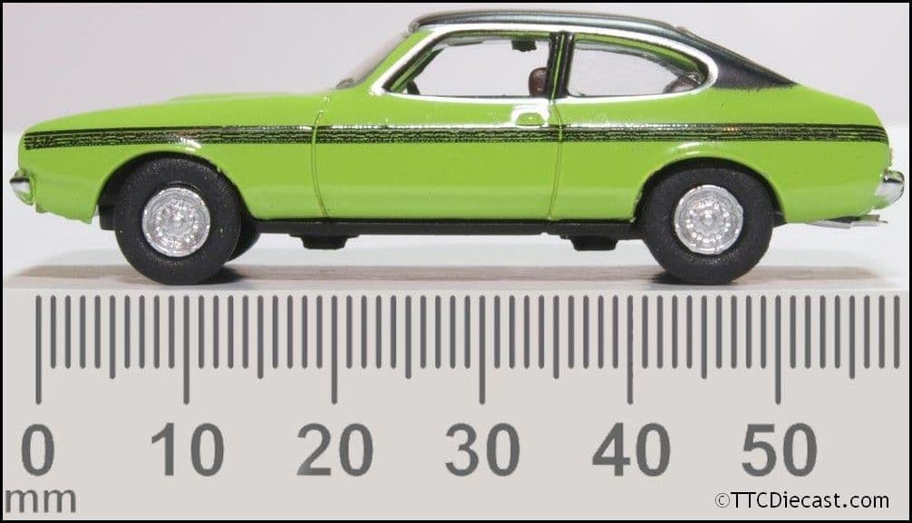 Oxford 76CPR001 Ford Capri MkII Lime Green (Only Fools & Horses) *LAST FEW*