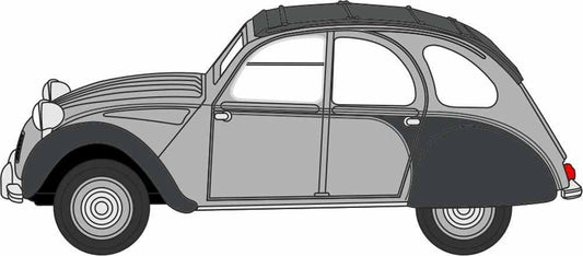 Oxford 76CT006 Citroen 2CV Charleston Cormorant Grey/Midn
