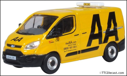 Oxford 76CUS001 Ford Transit Custom AA 1:76 Scale