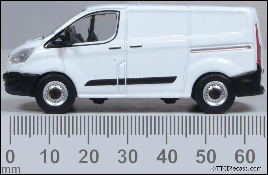 Oxford 76CUS002 Ford Transit Custom White 1:76 Scale
