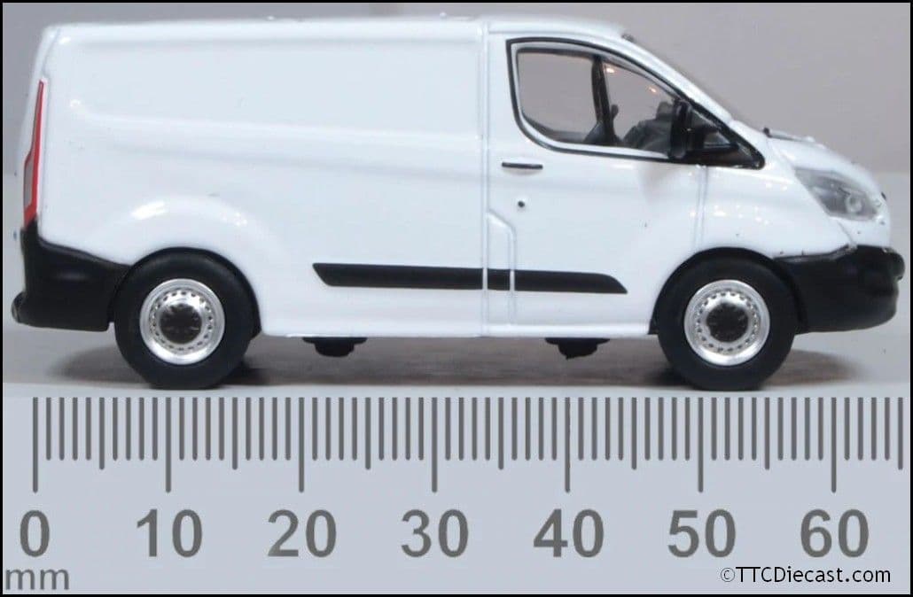 Oxford 76CUS002 Ford Transit Custom White 1:76 Scale