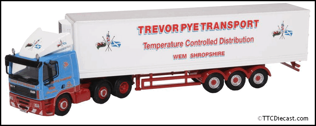 Oxford 76DAF004 DAF 85 Short Fridge Trailer Trevor Pye