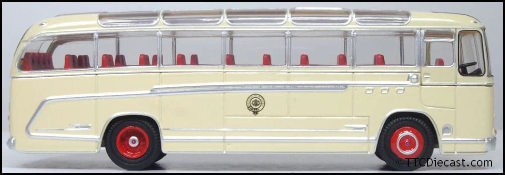 Oxford 76DB001 Duple Britannia Wallace Arnold 1:76 Scale