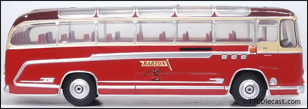 Oxford 76DB002 Duple Britannia Barton 1/76 Scale
