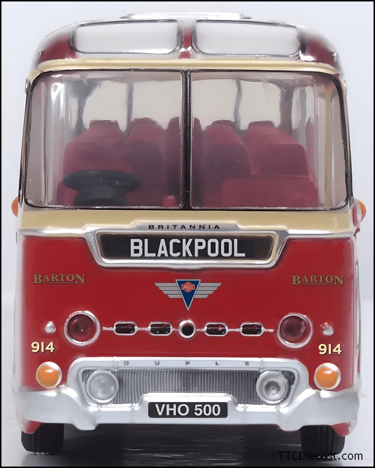 Oxford 76DB002 Duple Britannia Barton 1/76 Scale