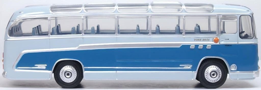 Oxford 76DB003 Duple Britania York Bros. 1/76 Scale