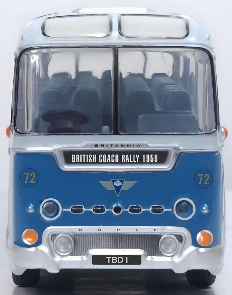 Oxford 76DB003 Duple Britania York Bros. 1/76 Scale