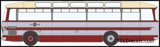 Oxford 76DC002 Duple Commander MkII Grey Cars