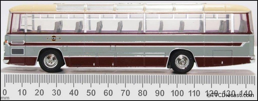 Oxford 76DC002 Duple Commander MkII Grey Cars