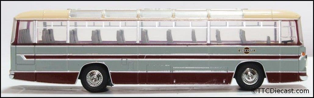 Oxford 76DC002 Duple Commander MkII Grey Cars