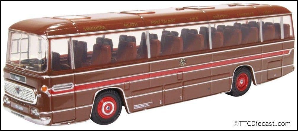 Oxford 76DC003 Duple Commander II - Neath and Cardiff 1/76 Scale