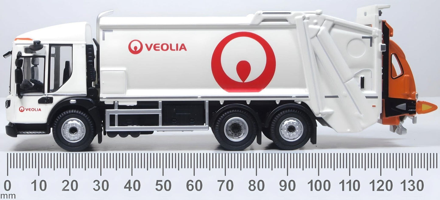 Oxford 76DE002 Veolia Dennis Eagle Olympus Refuse Truck 1/76 Scale - LAST FEW
