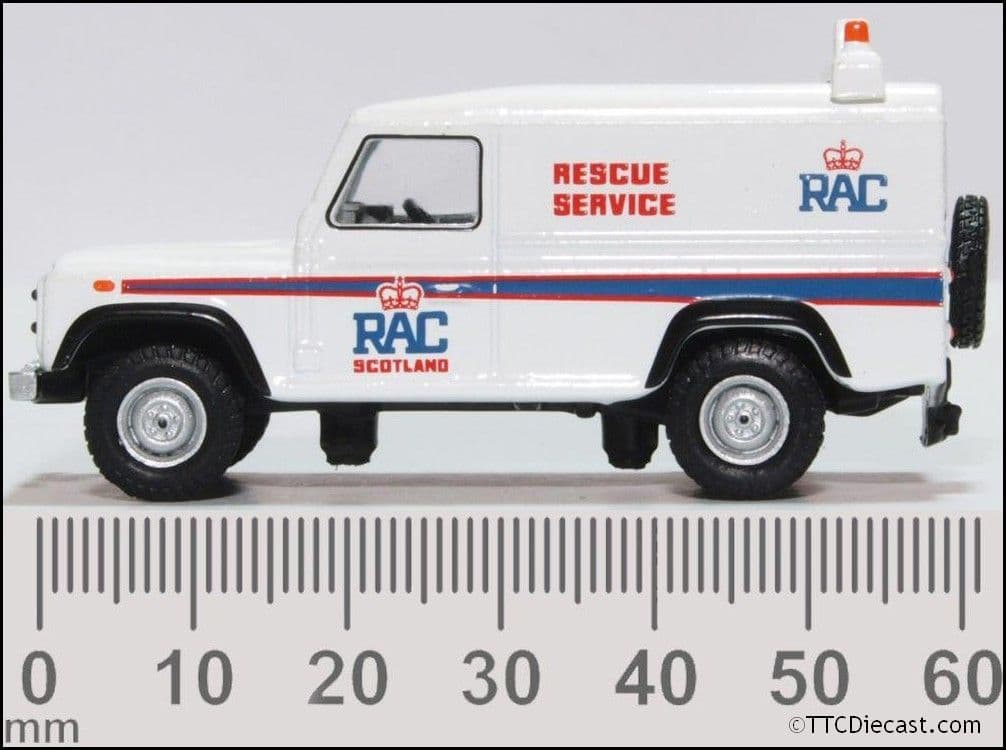 Oxford 76DEF015 Land Rover Defender LWB Hard Back RAC