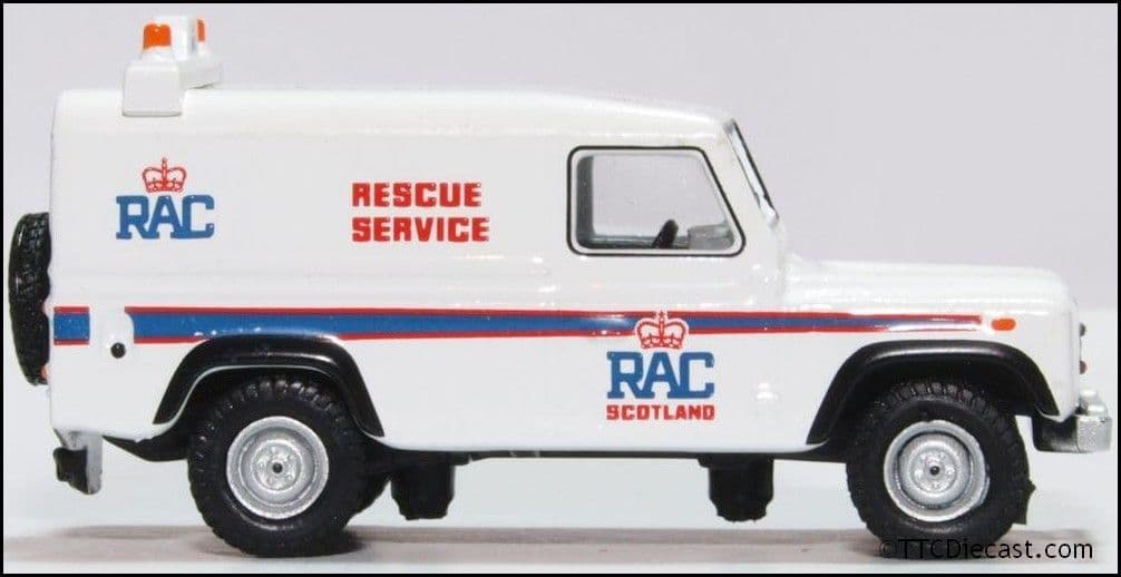 Oxford 76DEF015 Land Rover Defender LWB Hard Back RAC