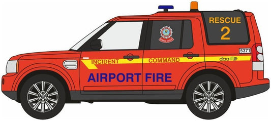 Oxford 76DIS007 Land Rover Discovery 4 Dublin Airport Fire Service OO Gauge - PRE ORDER £10.45