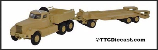 Oxford 76DT001 Diamond T980 Tank Transporter TRC Western