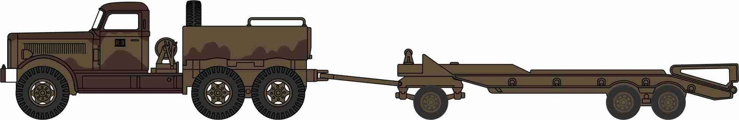 Oxford 76DT002 Diamond T980 Tank Transporter 1st Canadian