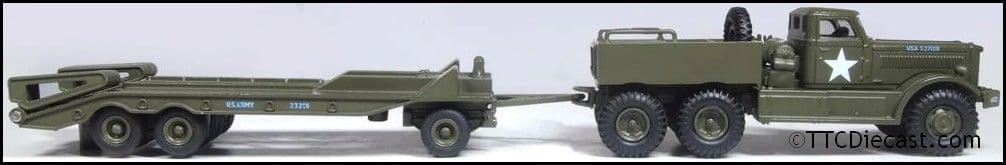 Oxford 76DT007 Diamond T Tank Transporter/Trailer US Army 1:76 Scale