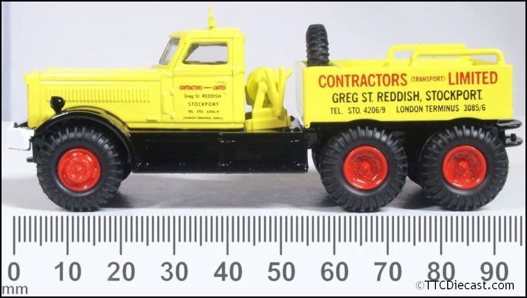 Oxford 76DT008 Diamond T Ballast Edward Beck 1/76 Scale